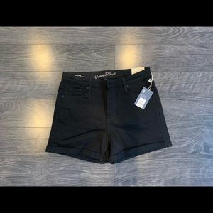 Black Universal Thread Target high rise midi short